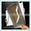 White Gift Boxes Flat Packagings With Hot Silver Logo Flat Packing Boxes With Silver Ribbon