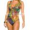 High Quality Trough Support Top Colorful Swimsuit For Women