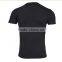 popular black men round neck cotton tshirt with custom printing