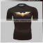 Men Marvel Superhero Compression Gym Sport Shirts