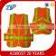 orange yellow safety vest with pvc tape