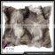 CX-D-101C Wholesale Decorative Fox Fur Pillow Case Cover