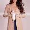 MGOO Foshan Manufacturer Custom Women Blazer Supplier Longline Blazers Oversized Loose Style No Buttons Jackets