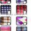 Polyester Printed Fleece Fabric Plaid Polar Fleece