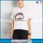 China factory cheap t shirt printing sequined lips wholesale