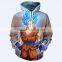 2017 Fashion-Plus Men's Hoodies Long Sleeve Printed 3D Contemplative Man Galaxy Sweatshirt M-6XL plus size