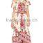 2016 Designed for Fashion Women Floral Skirt Long Flared Skirt Ladies'skirt OEM