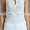 100% Cotton Split v Neck Tanks