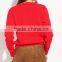 high quality hand knit women plus size clothing christmas jumpers sweater for wholesale