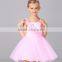 2017 New girl dress ,lace flower dress ,stitching children dress princess dress