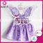 High quality kids crochet dress baby tutu dress fairy wing with glitter tutu costumes