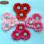 Wedding Flower 2013 Hot SaleSingle Satin Cluster Flower With Rhinestone Cluster Flowers Accessory Sunshine Field