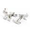 Chinese Manufacturer Silver Elephant Men Shirt Cufflink High Quality