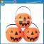 Halloween Party Trick or Treat Plastic Pumpkin Candy Pails Buckets