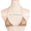 Vintage Bikini Chainmail Top Harness Triangle Bra Body Chain Jewelry Necklace