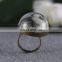 Exquisite Antique Copper Plated Zinc Alloy Round Glass Dry Dried Flower Dandelion Rings Vintage Jewelry