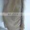 rabbit fur body and raccoon fur trimming sleeveless coats for women