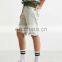 2017 Wholesale New Design Men White Pocket Loose Jeans Shorts