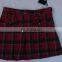 plaid women golf skirt