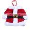 2Pcs/set Cute Christmas Santa Clothes and Pants Shaped Cutlery Silverware Holder Set Knives and Forks Pockets