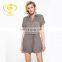 New fashion shorts jumpsuit women latest design pure color jumpsuit