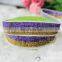 New Style Stripe Metallic Elastic Ribbon