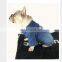 Dog Clothes Spring Autumn Fashion Jean Coat Schnauzer Pomeranian Teddy Dog Sweater Pet Clothes