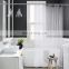 Bathroom PEVA clear Pockets Shower Curtain liner 12G thickness for phone