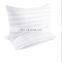 Set Of 2 Standard Size Bed Pillows Goose Down Pillow With 100% Egyptian Cotton Fabric Cover