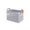 colorful custom printing wicker storage felt debris basket