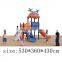small outdoor plastic kids sliding toys playground kids plastic slide combination
