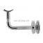 Hollow Pipe Wall Deck Stainless Steel Angle Stair Commercial Handrail Railing Glass Shelf Bracket