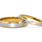 Engagement ring gold tungsten men wedding rings