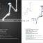 nail salon use flexible fume extraction arm for dust removing