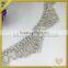 Elegant aluminum galvanized crystal rhinestone cup chains for wedding dress FC624