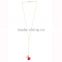High quality gold necklace new simple designs for gift for women