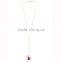 High quality gold necklace new simple designs for gift for women