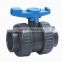 63mm SOCKET style double union pvc ball valve price