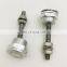 Universal Push Button Billet Hood Pins Lock Clip Kit Car Quick Latch Bonnet