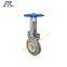 Manual ceramic knife gate valve