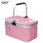 Custom Eco Friendly 25L waterproof Camping basket soft cooler with Foldable handle