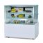 Marble Base Cake Refrigerator Showcase /Luxury Free Standing Double Arc Cake Showcase
