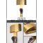 Natural crystal antique metal home lamp modern art wall lamp