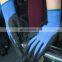 Comfortable black glove nitrile with coating sandy finish