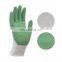 Sunnyhope Purple gloves working gloves yarn 3/4 latex wrinkle gloves