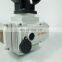 dual valve muffler electric exhaust 24v dc electric actuator pvc valve butterfly valve