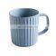 Custom colorful funny large Big Ceramic Stoneware Coffee Tea Cup Mug with Handle for Hot Chocolate Latte