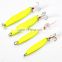 Factory price In Stock5g/6g/11g/13g  metal spoon  Feather Treble hook Luminous metal jigging spoon fish for fishing lure