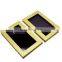 Clear PET window custom PU leather magnetic eyeshadow palette cosmetic packaging