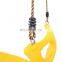 Outdoor Playground Glider Swing/backswing Plastic  Swing with PE Rope Baby Swing Set for wholesale
